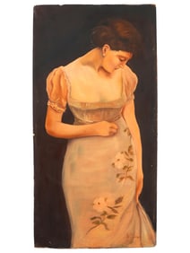 POLISH PORTRAIT OIL PAINTING BY WOJCIECH GERSON