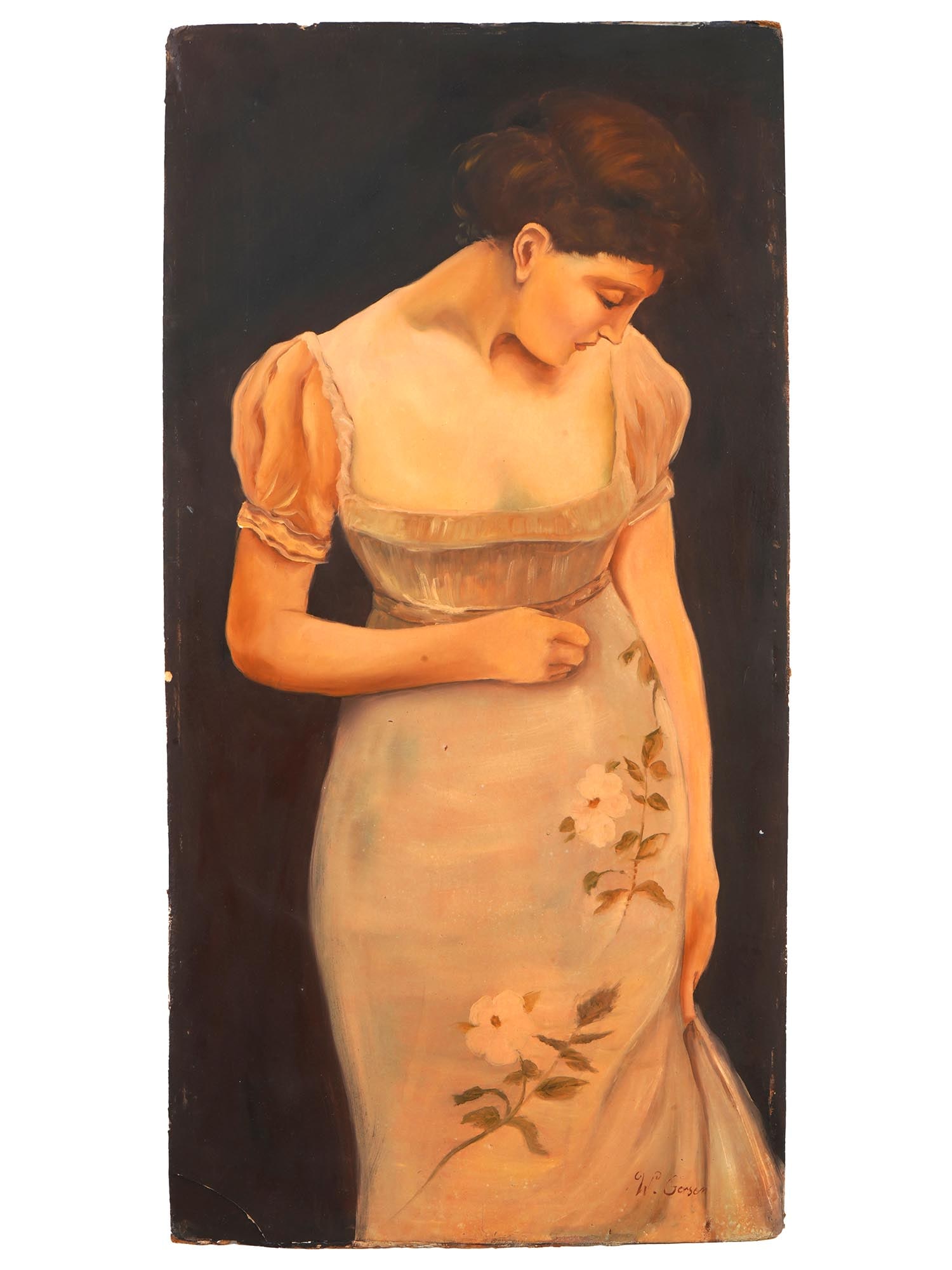 POLISH PORTRAIT OIL PAINTING BY WOJCIECH GERSON (1 of 6)