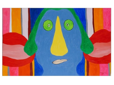 MODERN PAINTING AFTER HUGUETTE CALAND PORTRAIT