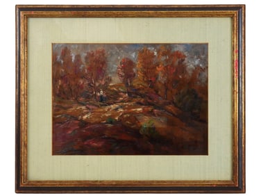 EDOUARD VUILLARD FRENCH LANDSCAPE OIL PAINTING