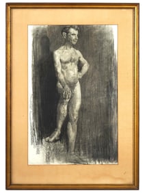 JUAN LUNA Y NOVICIO PHILIPPINE CHARCOAL PAINTING