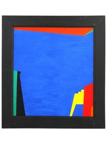 LEBANESE ABSTRACT OIL PAINTING AFTER SALIBA DOUAIHY