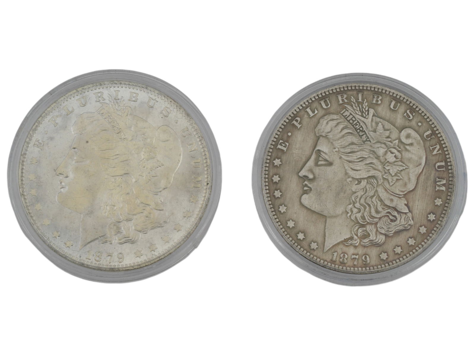 RARE ANTIQUE US MINT MORGAN DOLLAR SILVER COINS (1 of 4)