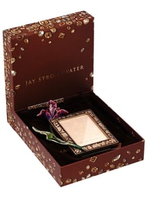 JAY STRONGWATER ILSA TULIP PHOTO FRAME IOB