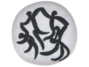 1956 FOUR DANCERS CERAMIC PLAQUE BY PABLO PICASSO