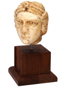 ANCIENT ROMAN CARVED MARBLE SCULPTURE 100 TO 300 AD
