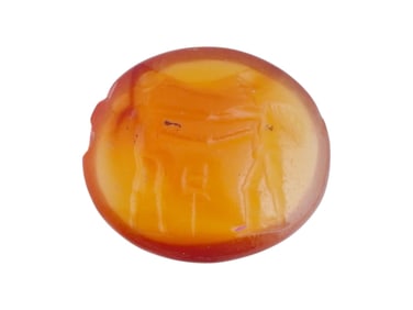 ANCIENT ROMAN CARNELIAN INTAGLIO W IMAGE 100 TO 300 AD