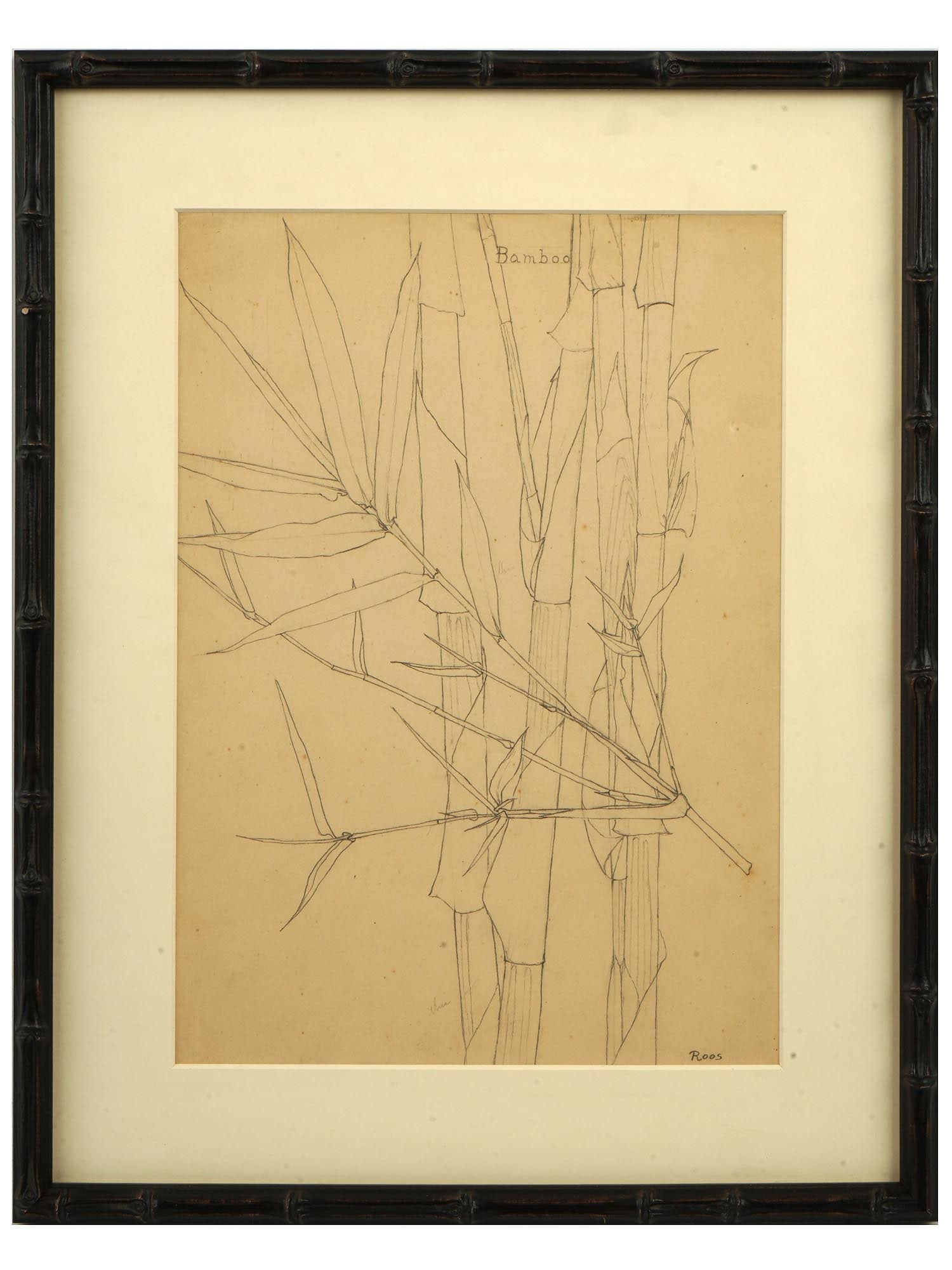 AMERICAN PENCIL PAINTING BY ROSALIE ROOS WEINER (1 of 5)