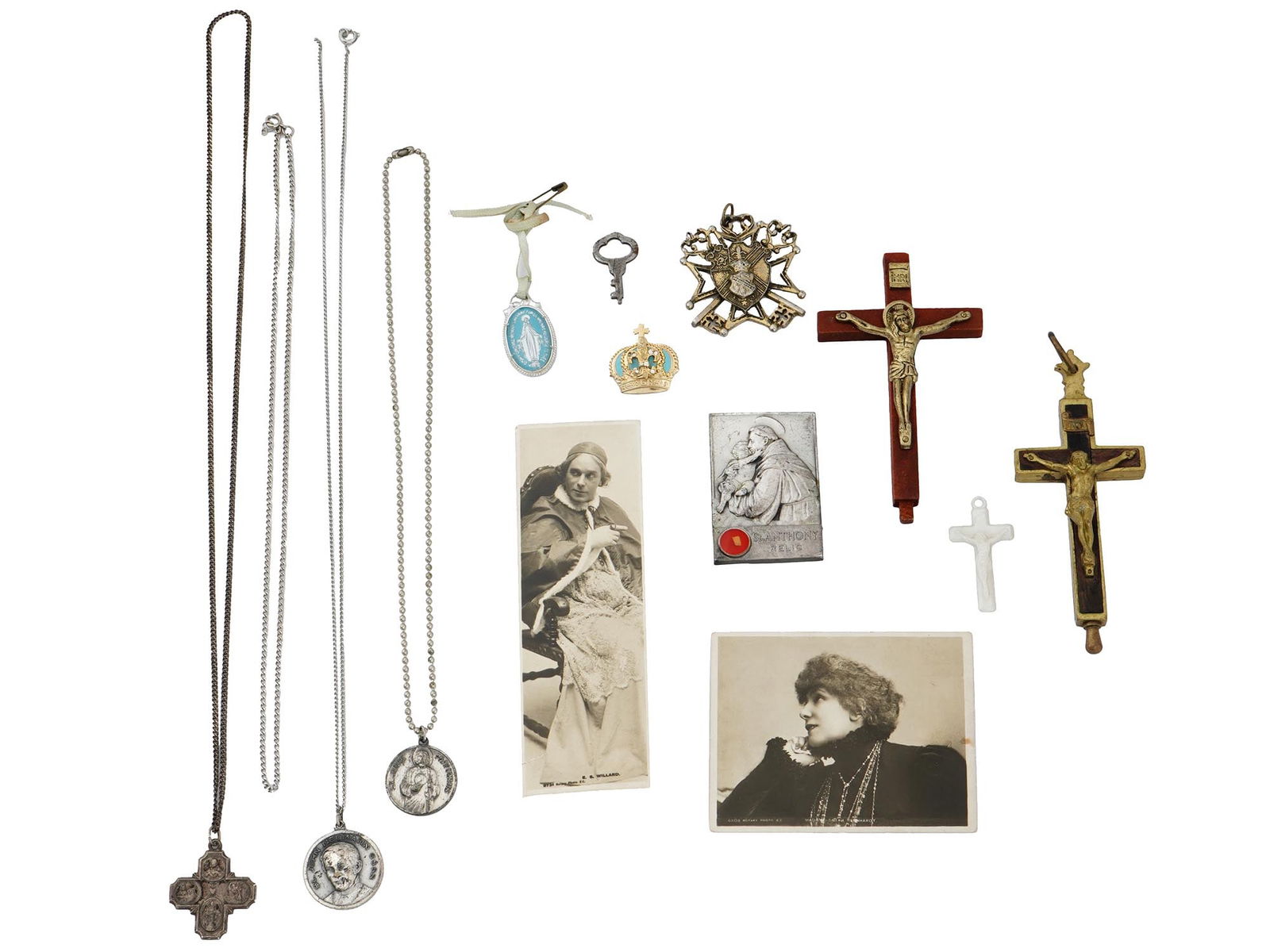 COLLECTION OF VARIOUS RELIGIOUS ITEMS AND CARDS (1 of 12)