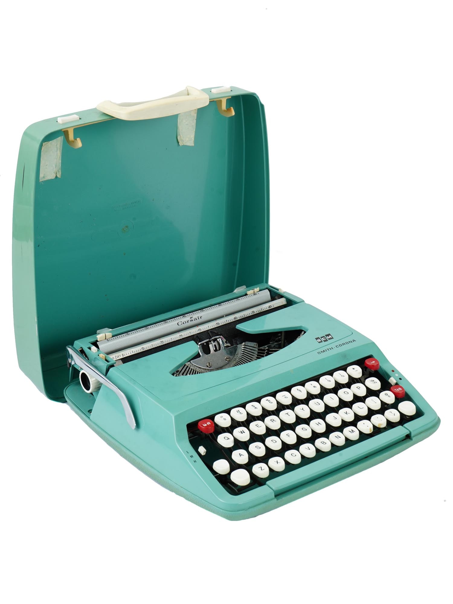 VINTAGE AMERICAN SMITH CORONA PORTABLE TYPEWRITER (1 of 4)