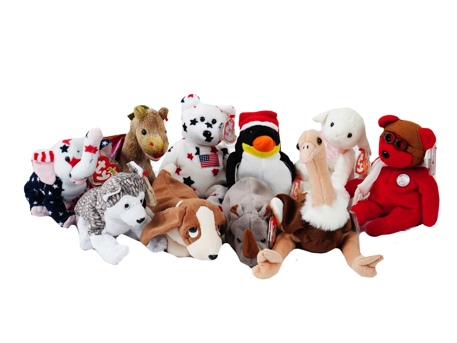 VINTAGE BEANIE BABIES ANIMAL PLUSH TOYS (1 of 4)