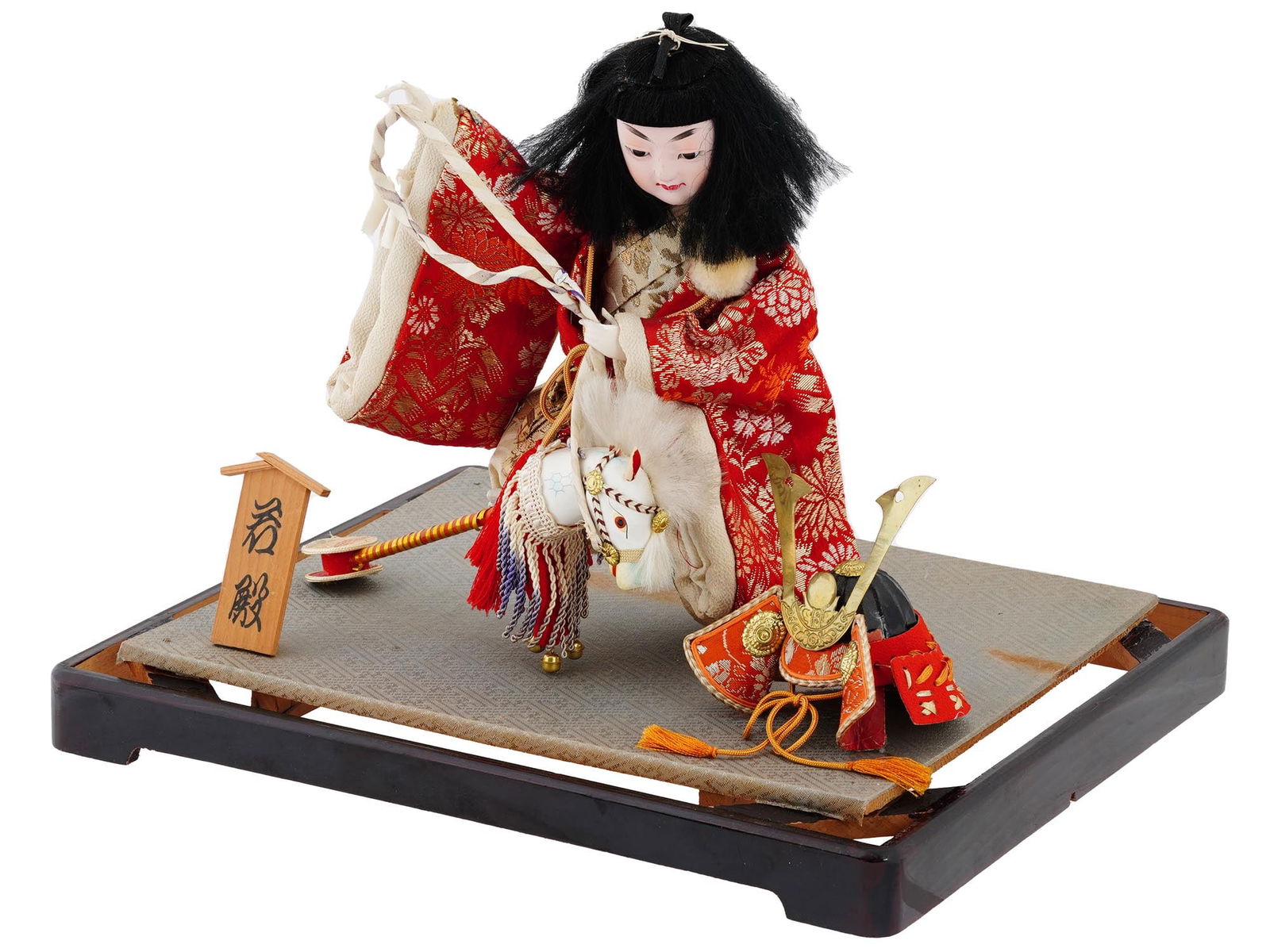 VINTAGE JAPANESE SAMURAI WARRIOR DOLL (1 of 8)