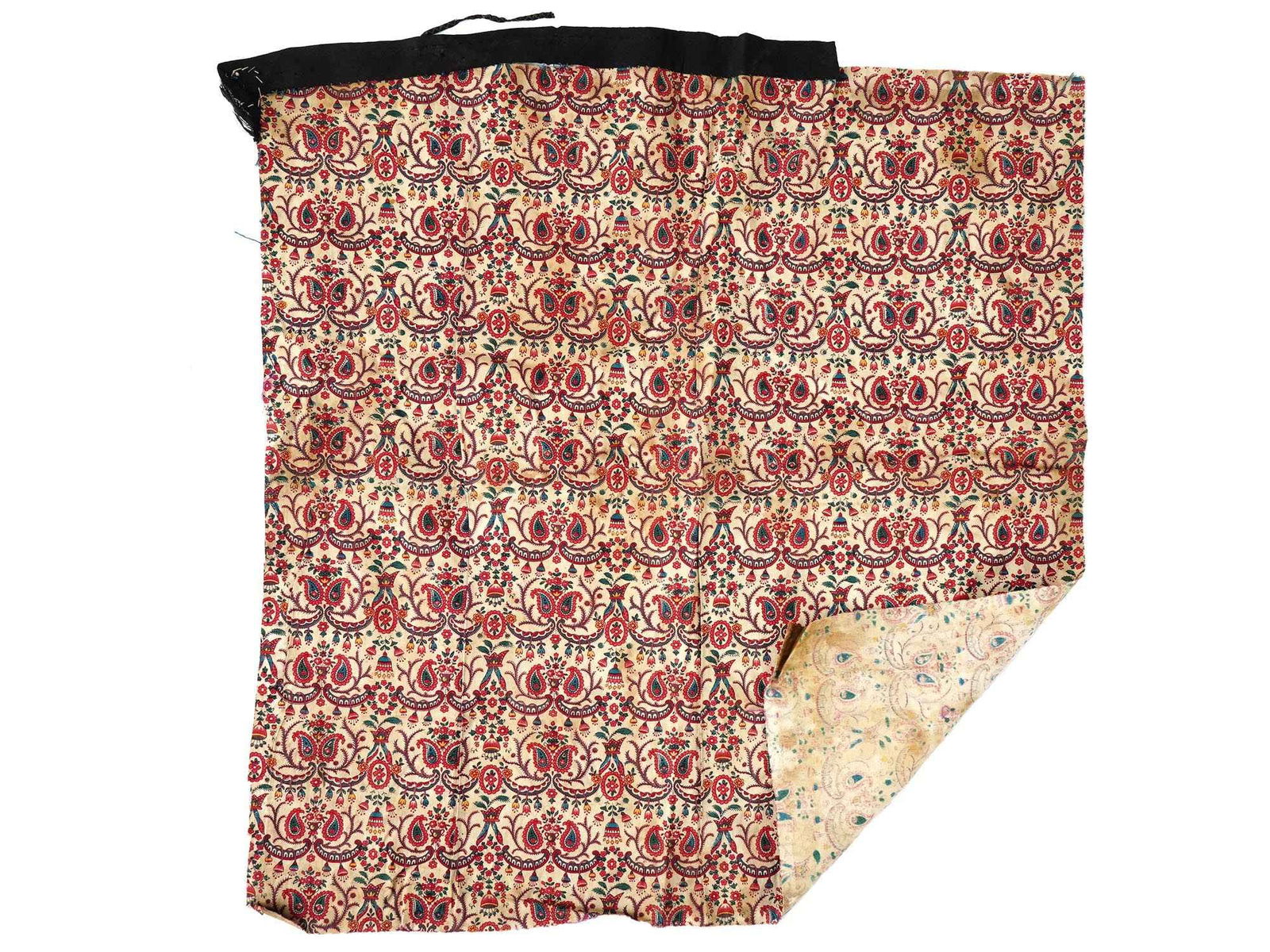 ANTIQUE INDIAN KALAMKARI PAINTED TEXTILE WALL HANGING (1 of 4)