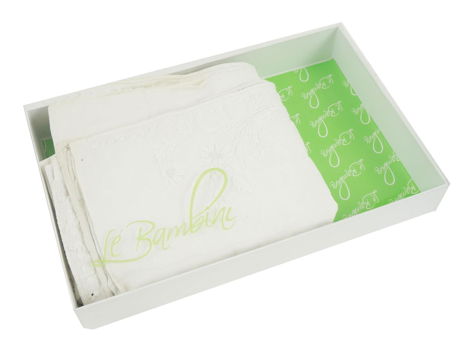 VINTAGE FRENCH EMBROIDERED COTTON TABLECLOTH IOB (1 of 5)