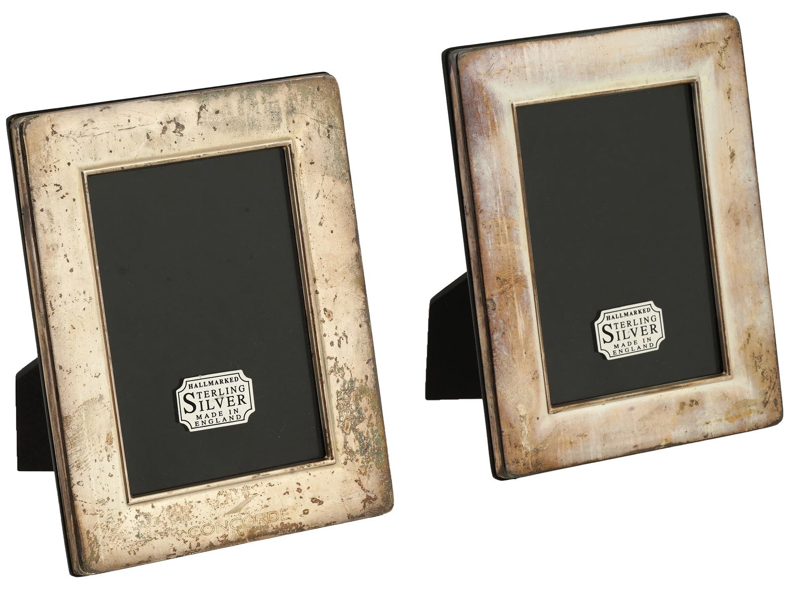VINTAGE ENGLISH ST SILVER PICTURE FRAMES BY CONCORDE (1 of 6)