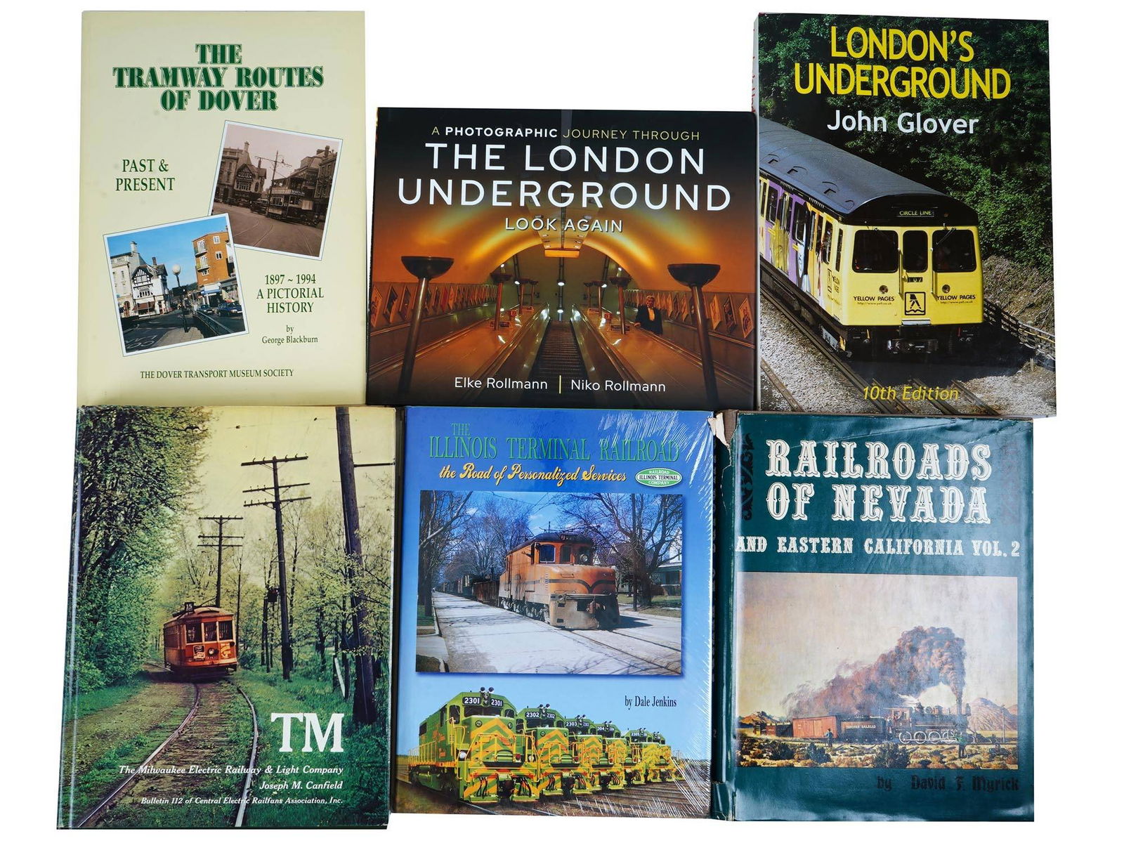VINTAGE BOOKS ABOUT PUBLIC TRANSPORT AND RAILROAD (1 of 4)