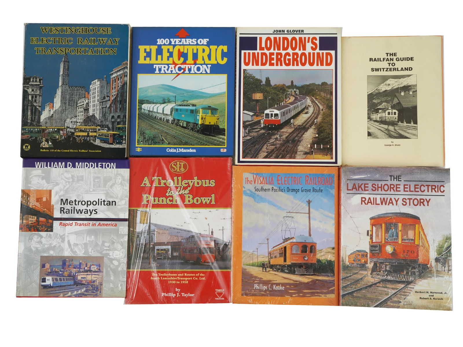 VINTAGE BOOKS ABOUT PUBLIC TRANSPORT AND RAILROAD (1 of 15)