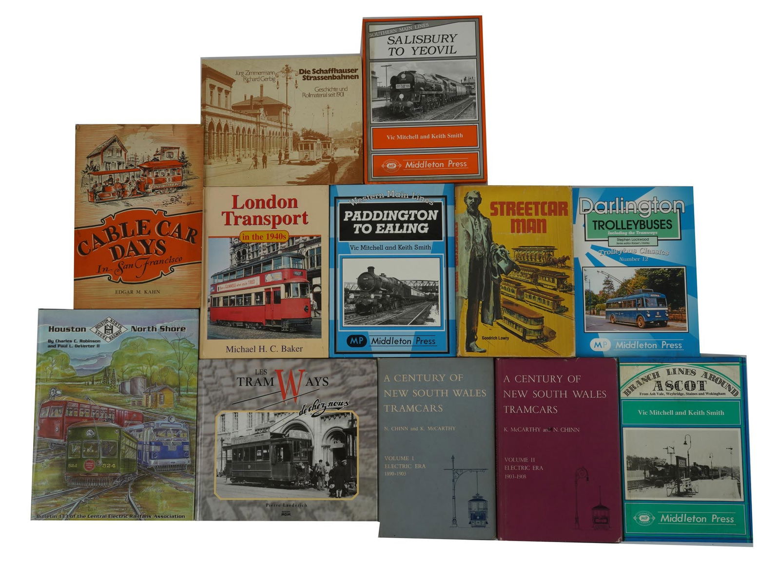 VINTAGE BOOKS ABOUT PUBLIC TRANSPORT AND RAILROAD (1 of 13)