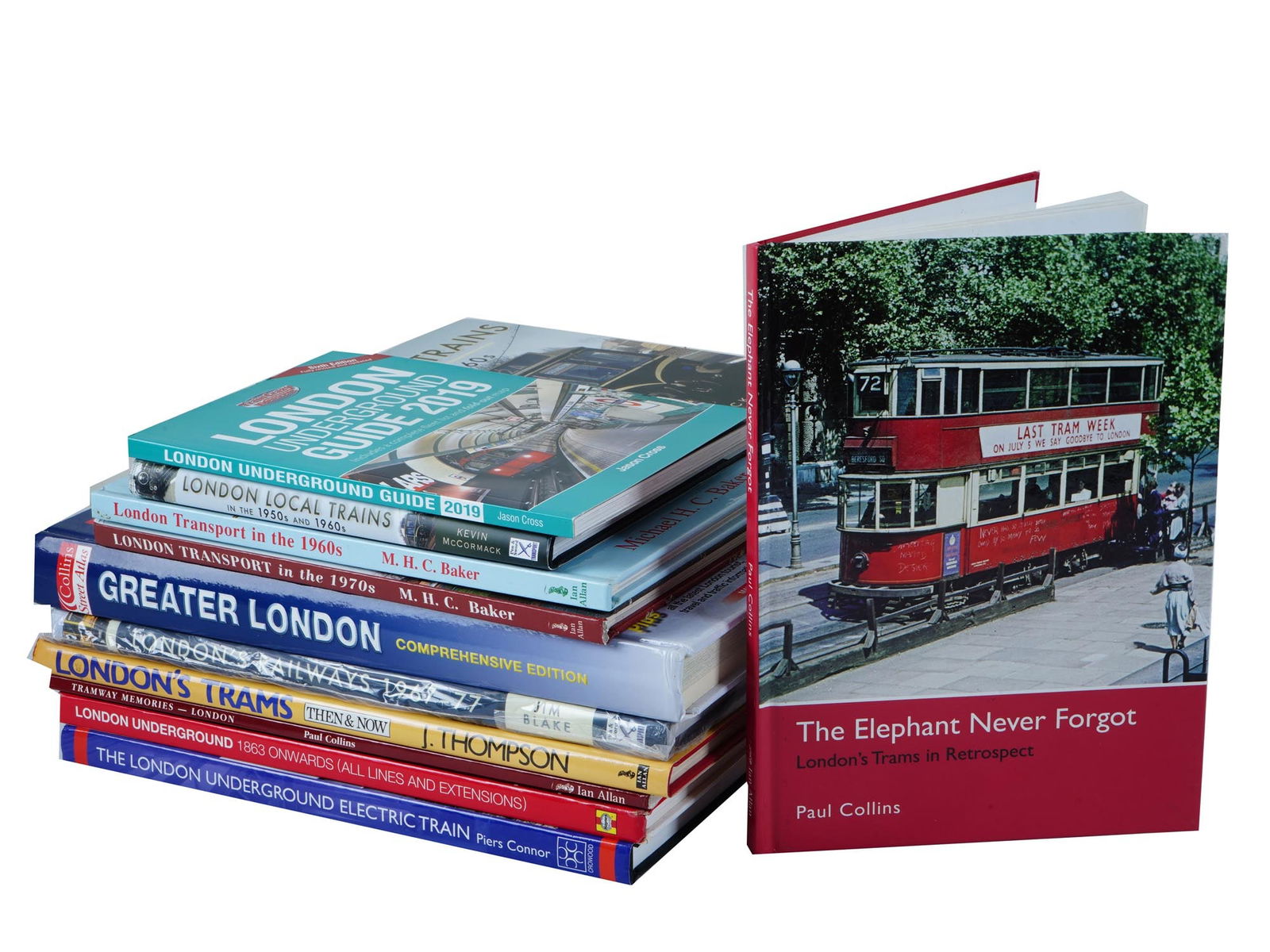 VINTAGE BOOKS ABOUT ENGLISH PUBLIC TRANSPORTATION (1 of 4)