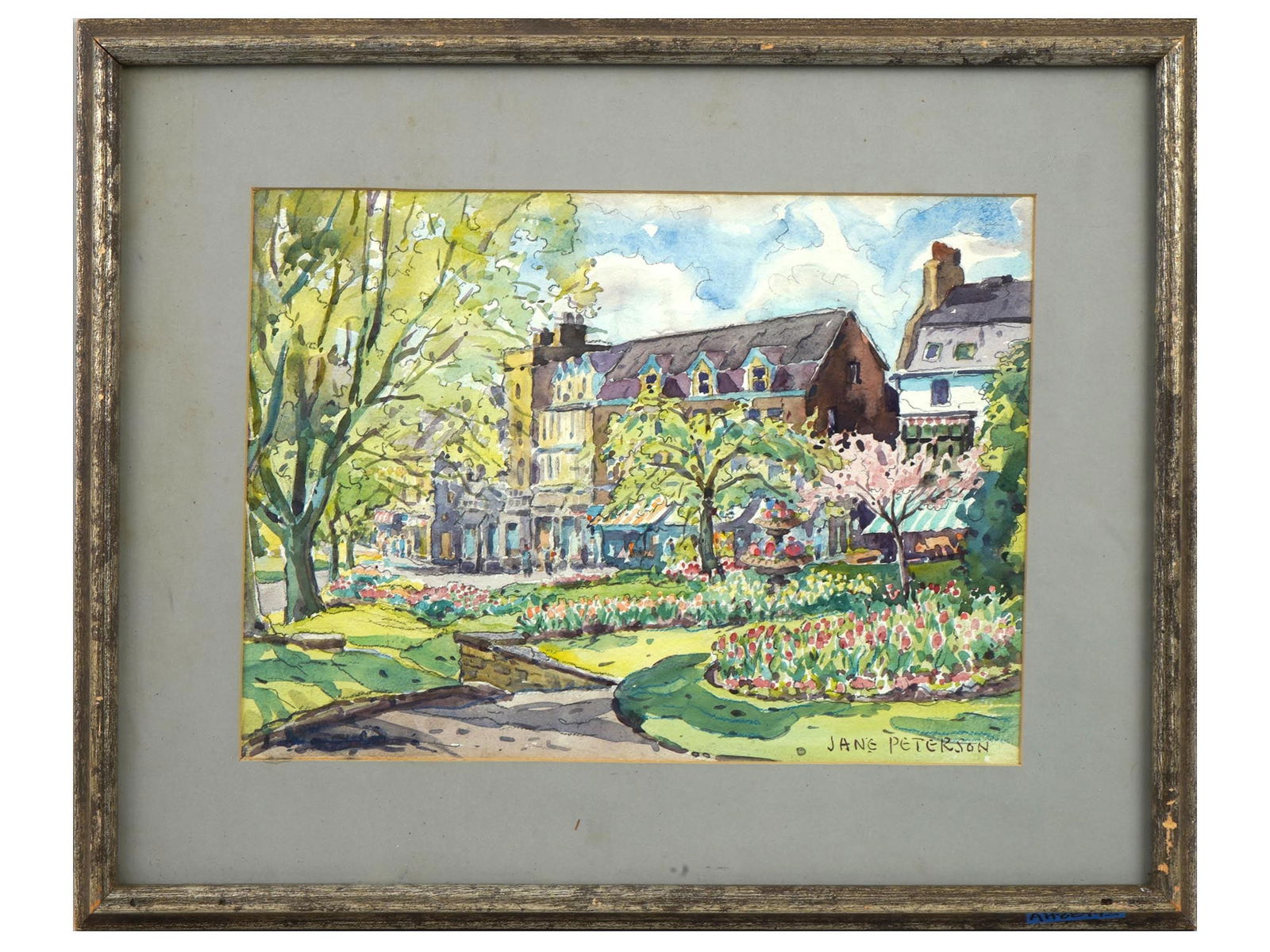 AMERICAN CITYSCAPE PAINTING BY JANE PETERSON (1 of 4)