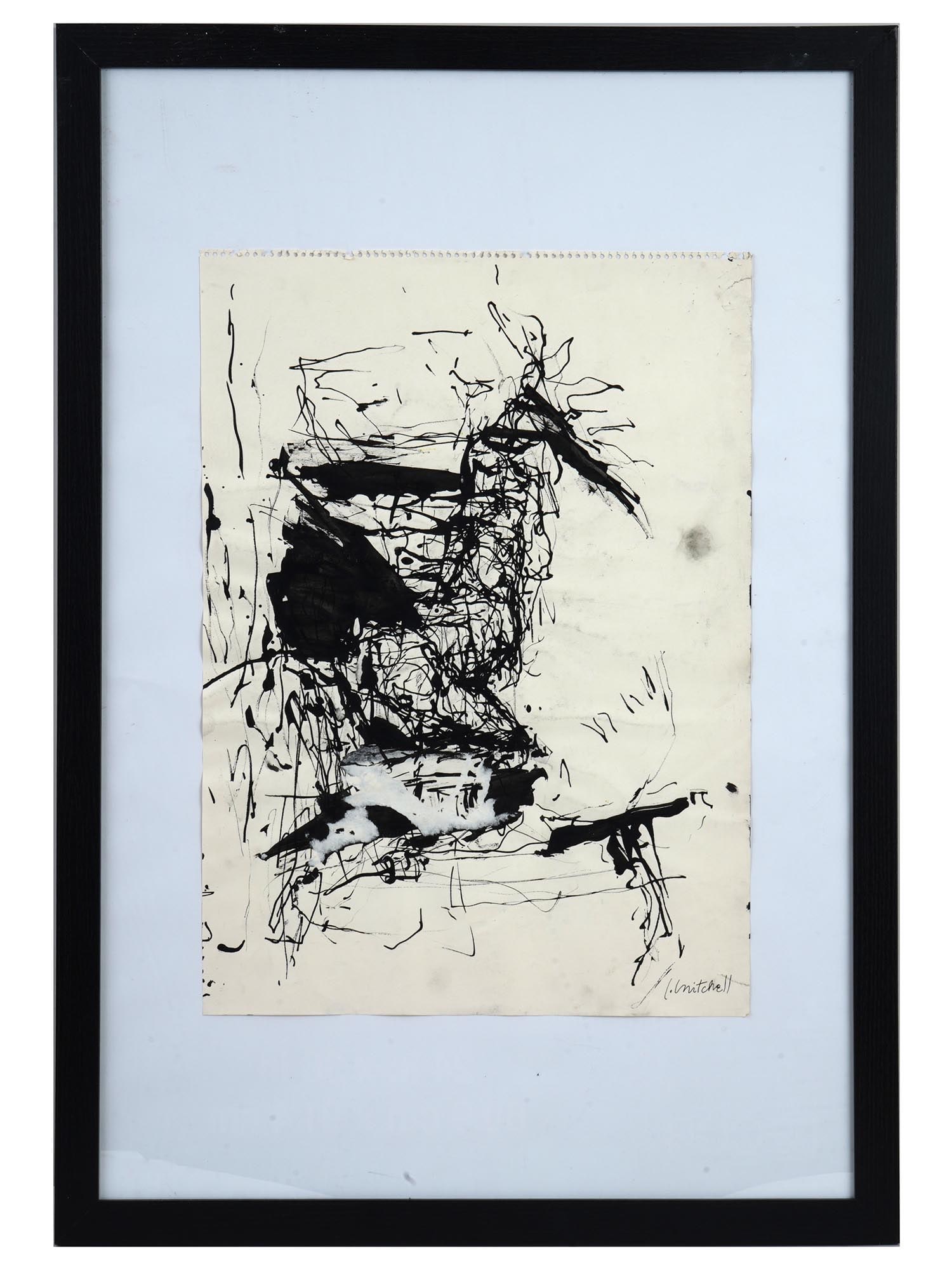 ATTR TO JOAN MITCHELL AMERICAN ABSTRACT PAINTING (1 of 5)