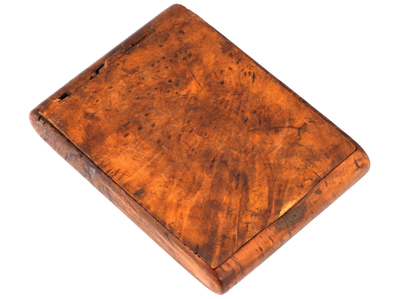 RUSSIAN IMPERIAL WOODEN KARELIAN BIRCH CIGARETTE CASE (1 of 5)