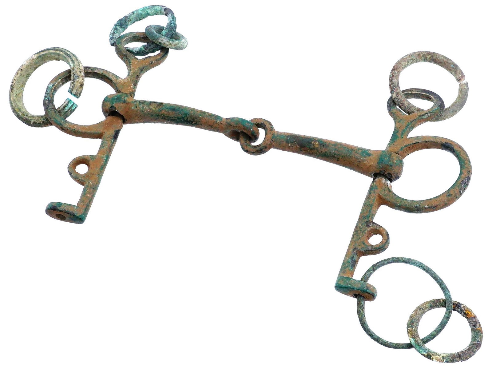ANCIENT LURISTAN BRONZE PIECE OF SNAFFLE FOR HORSE (1 of 4)