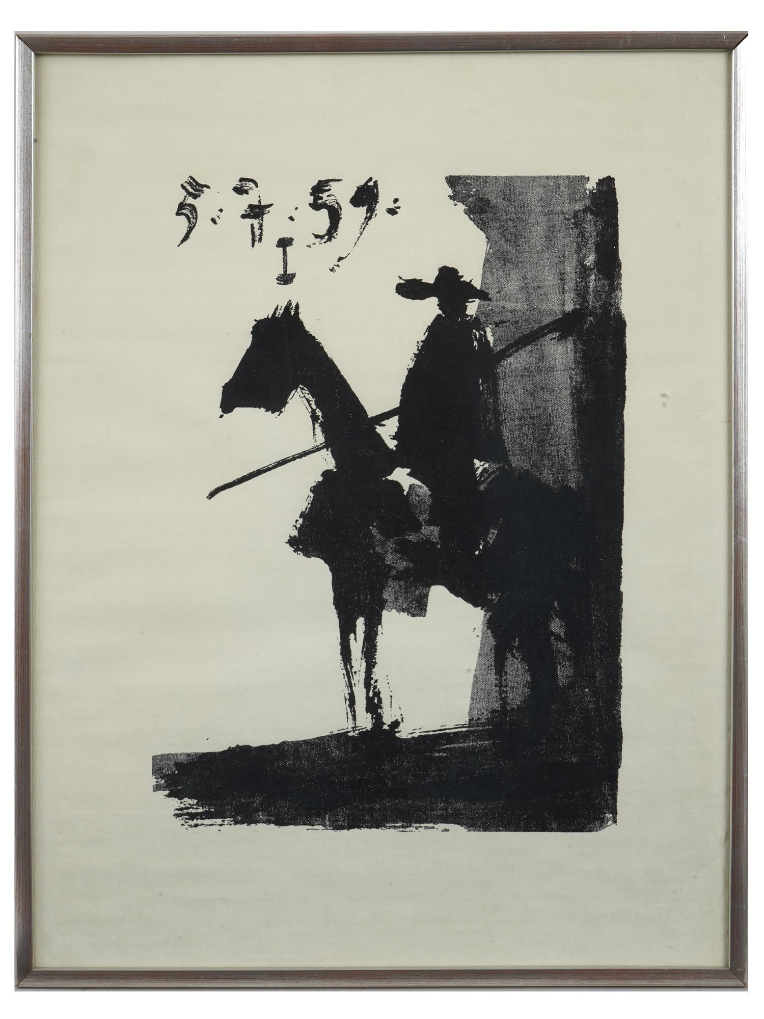 AFTER PABLO PICASSO DON QUIXOTE PRINT ON CANVAS (1 of 4)