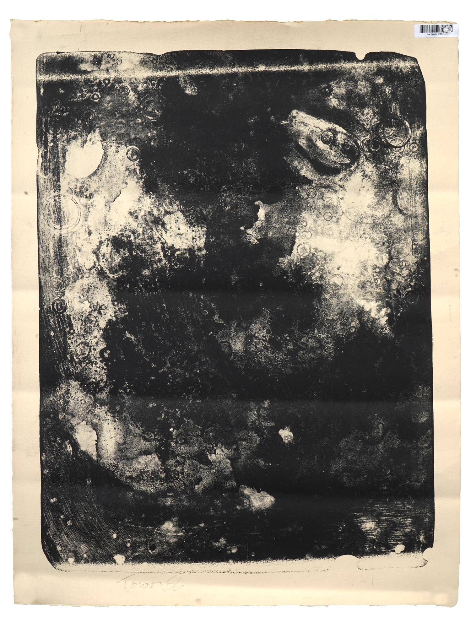 HAROLD TOWN CANADIAN ABSTRACT MONOTYPE PRINT (1 of 6)