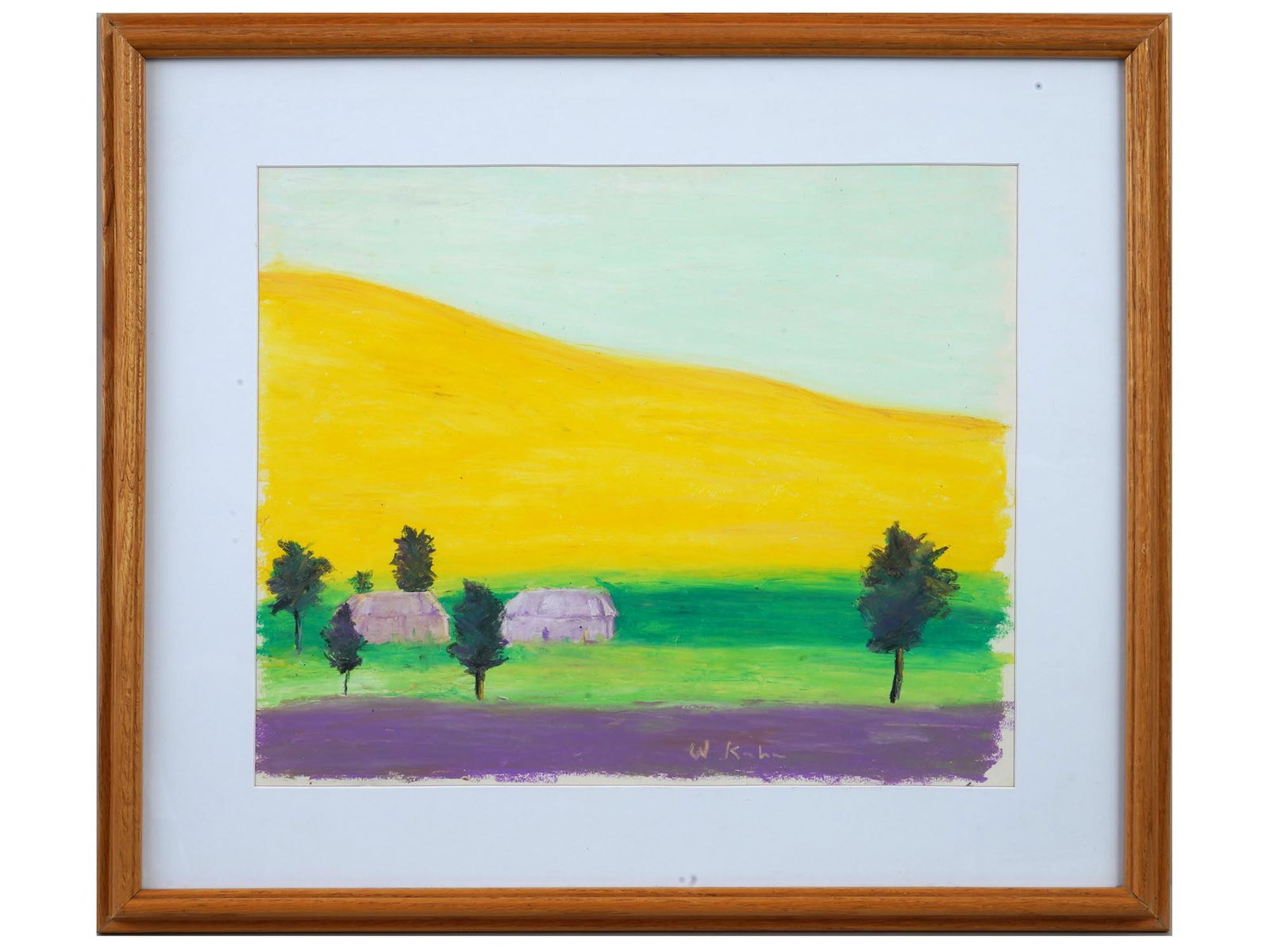 AMERICAN LANDSCAPE PASTEL PAINTING (1 of 4)