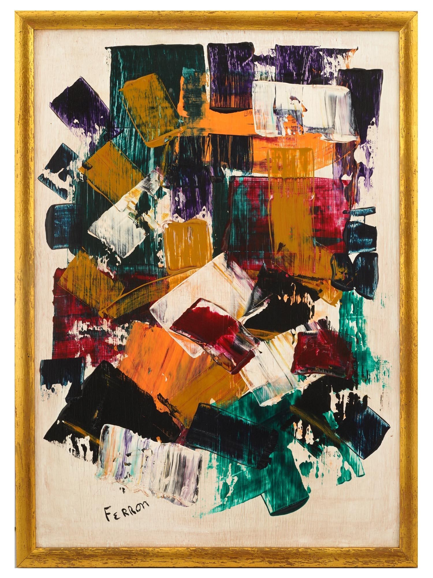 MARCELLE FERRON ABSTRACT CANADIAN OIL PAINTING (1 of 6)