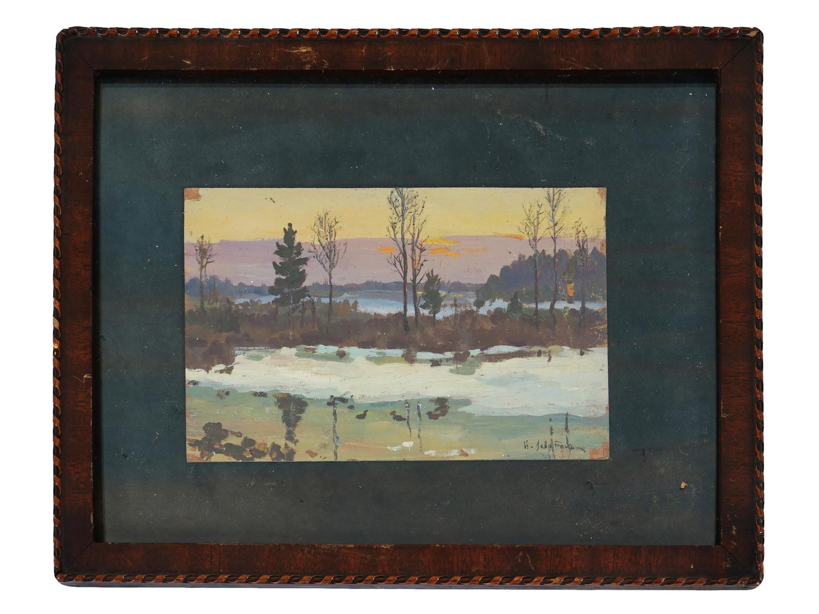 RUSSIAN LANDSCAPE OIL PAINTING BY ISAAC LEVITAN (1 of 4)