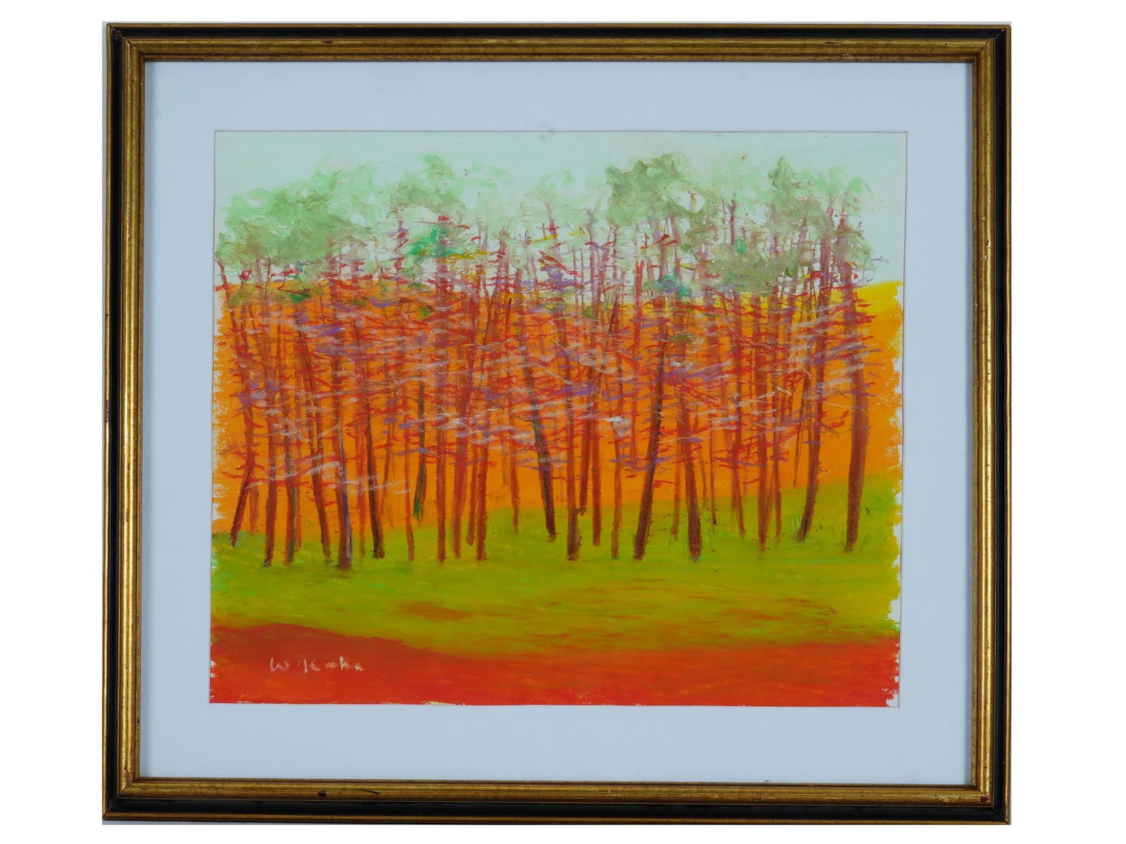 AMERICAN LANDSCAPE PASTEL PAINTING (1 of 4)