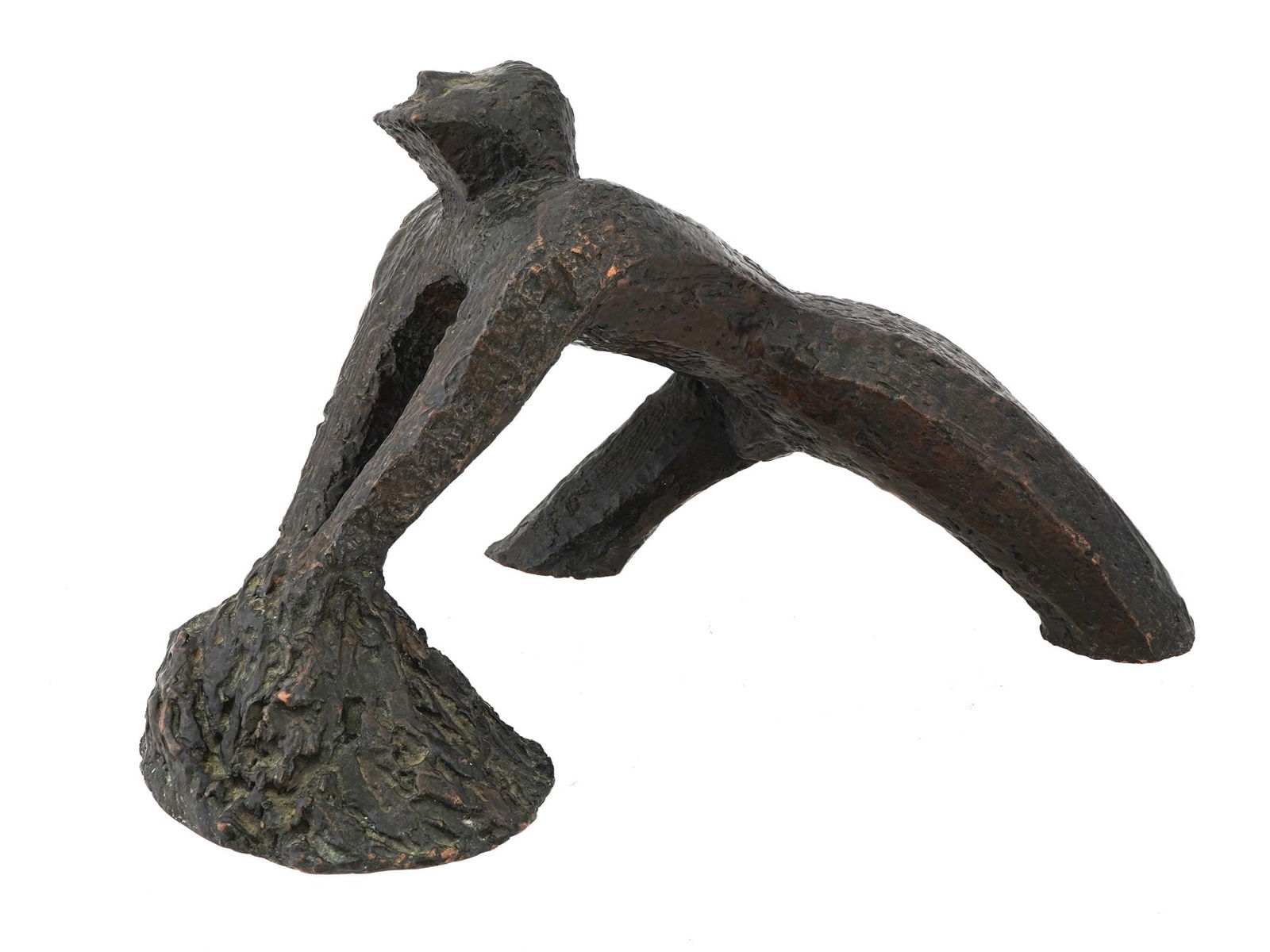 AMERICAN FIGURAL MAN SCULPTURE AFTER LARRY MOHR (1 of 5)