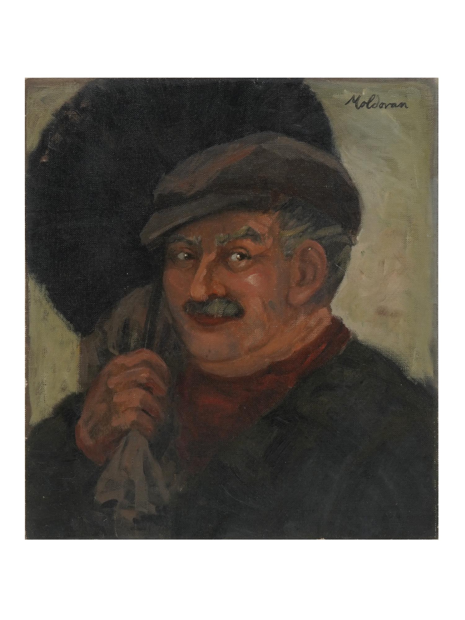 RUSSIAN OIL PAINTING SIGNED SACHA MOLDOVAN (1 of 5)