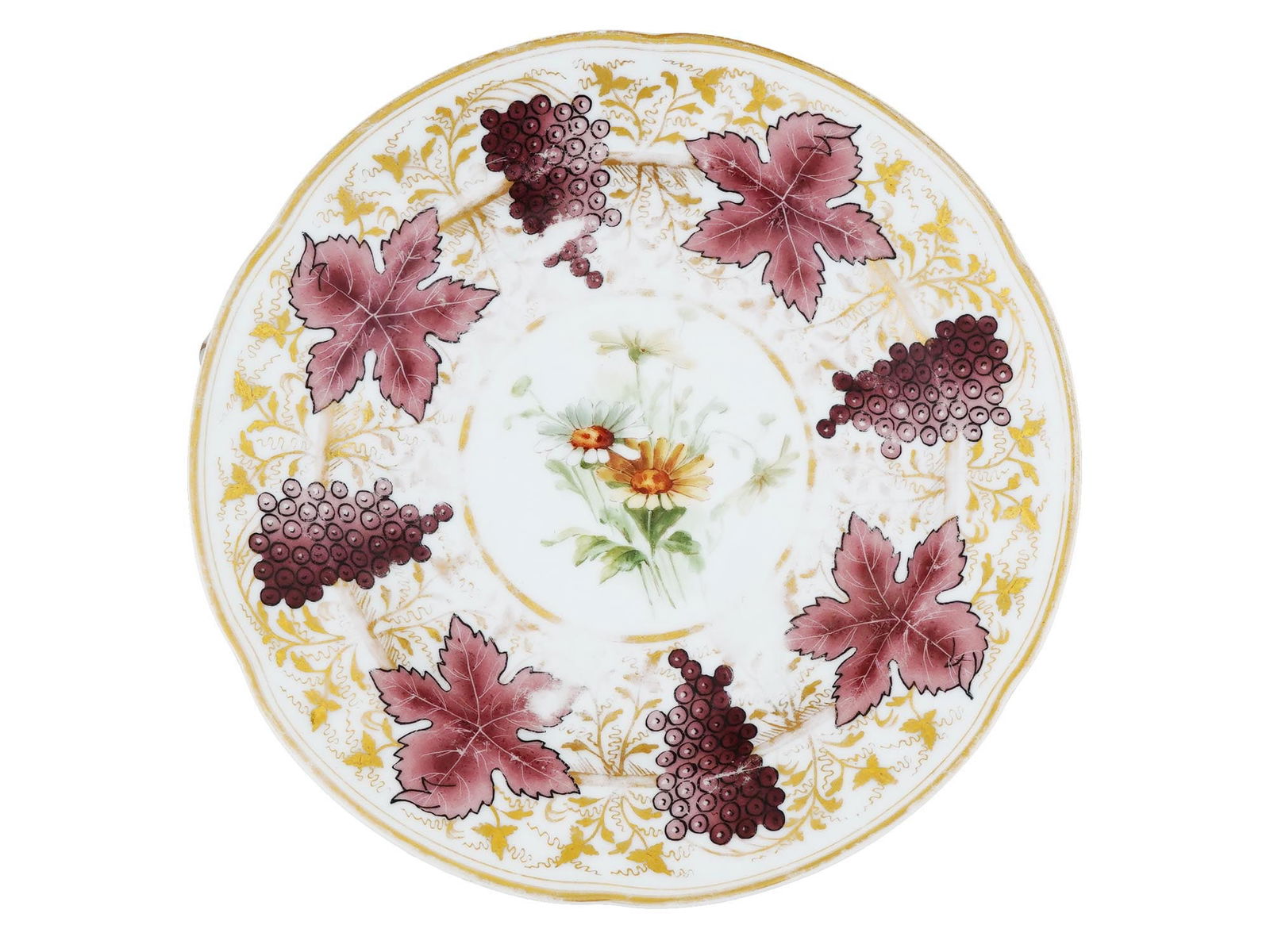 RUSSIAN KORBIEVSKY SERVICE PORCELAIN DINNER PLATE (1 of 3)