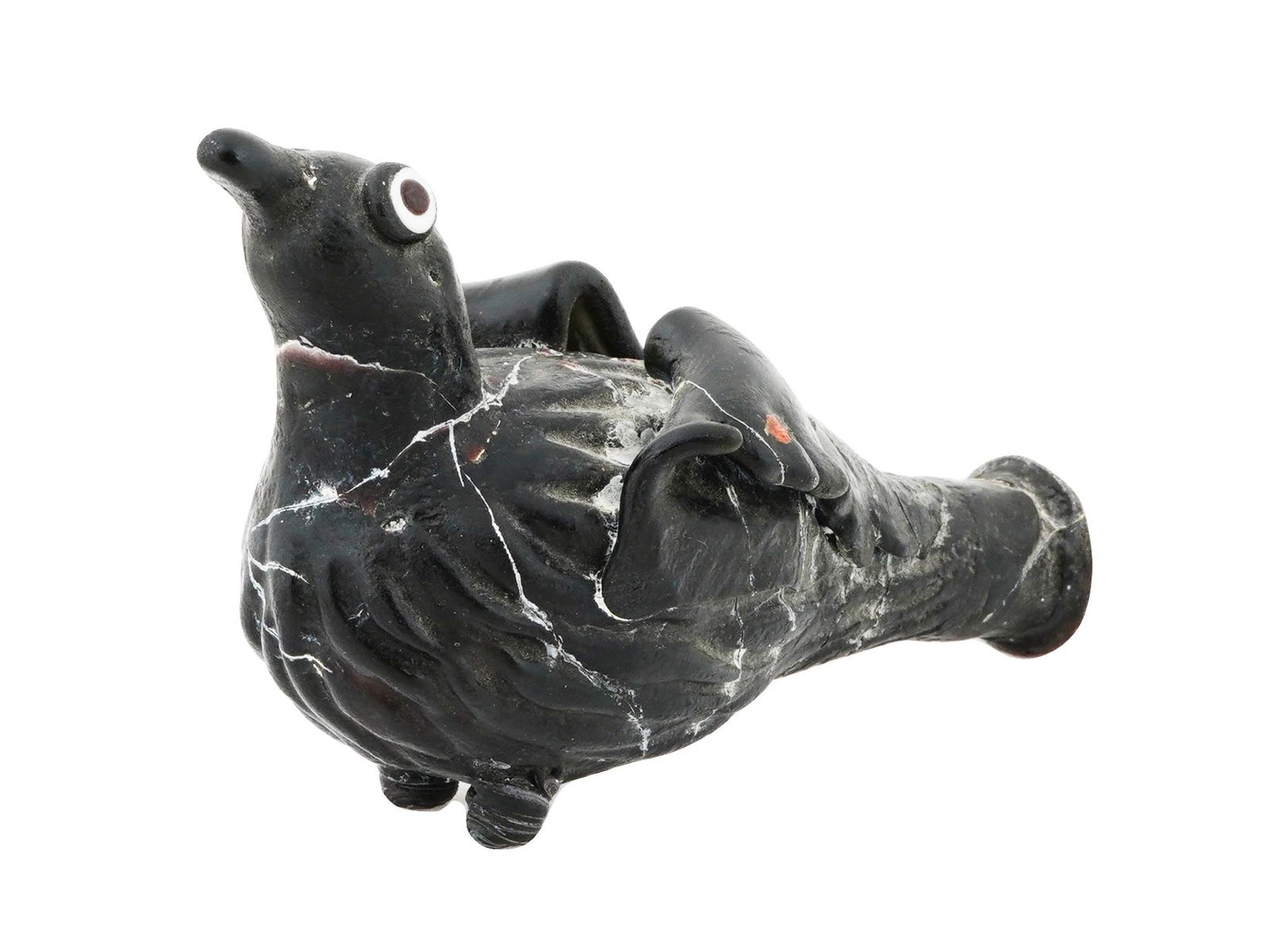 ANCIENT BYZANTINE ISLAMIC MOSAIC GLASS BIRD BOTTLE (1 of 7)