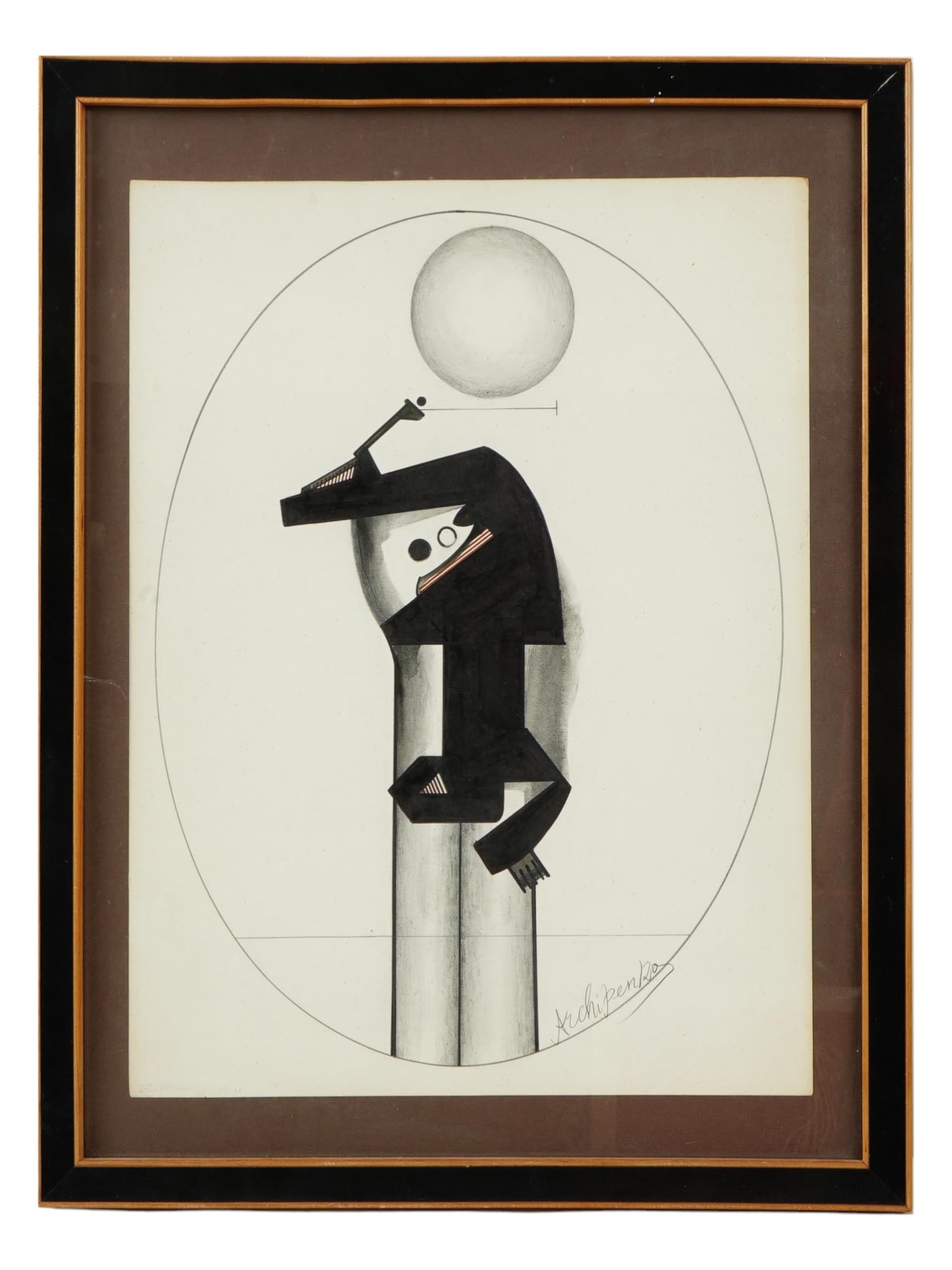 ALEXANDER ARCHIPENKO AVANT GARDE PAINTING (1 of 4)