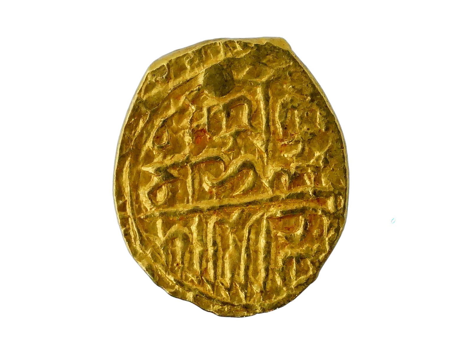 ANTIQUE ISLAMIC MONGOL EMPIRE GOLD DINAR COIN (1 of 3)