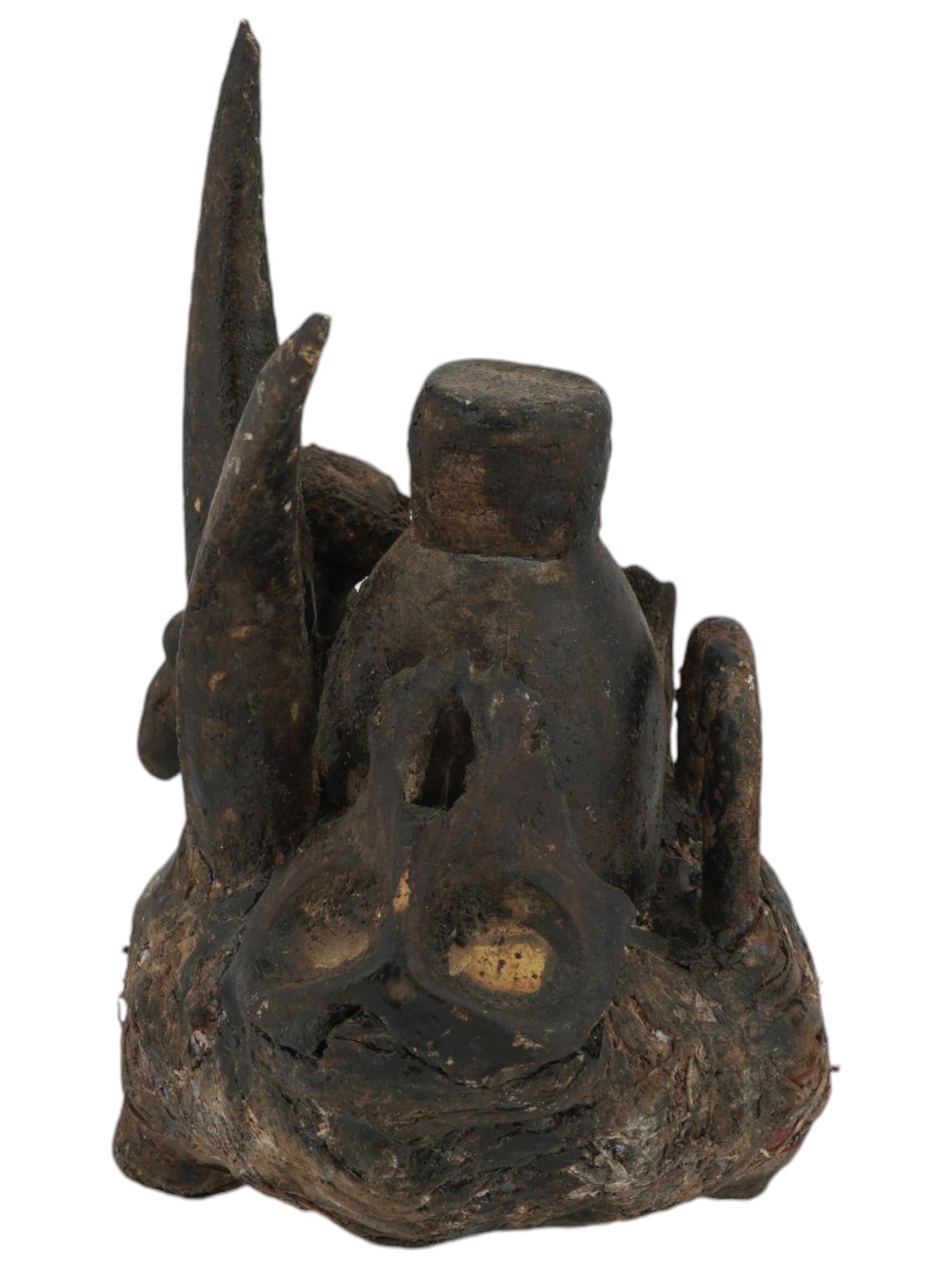 WEST AFRICAN TOGO CARVED VODUN VOODOO SPIRIT BOTTLE (1 of 7)