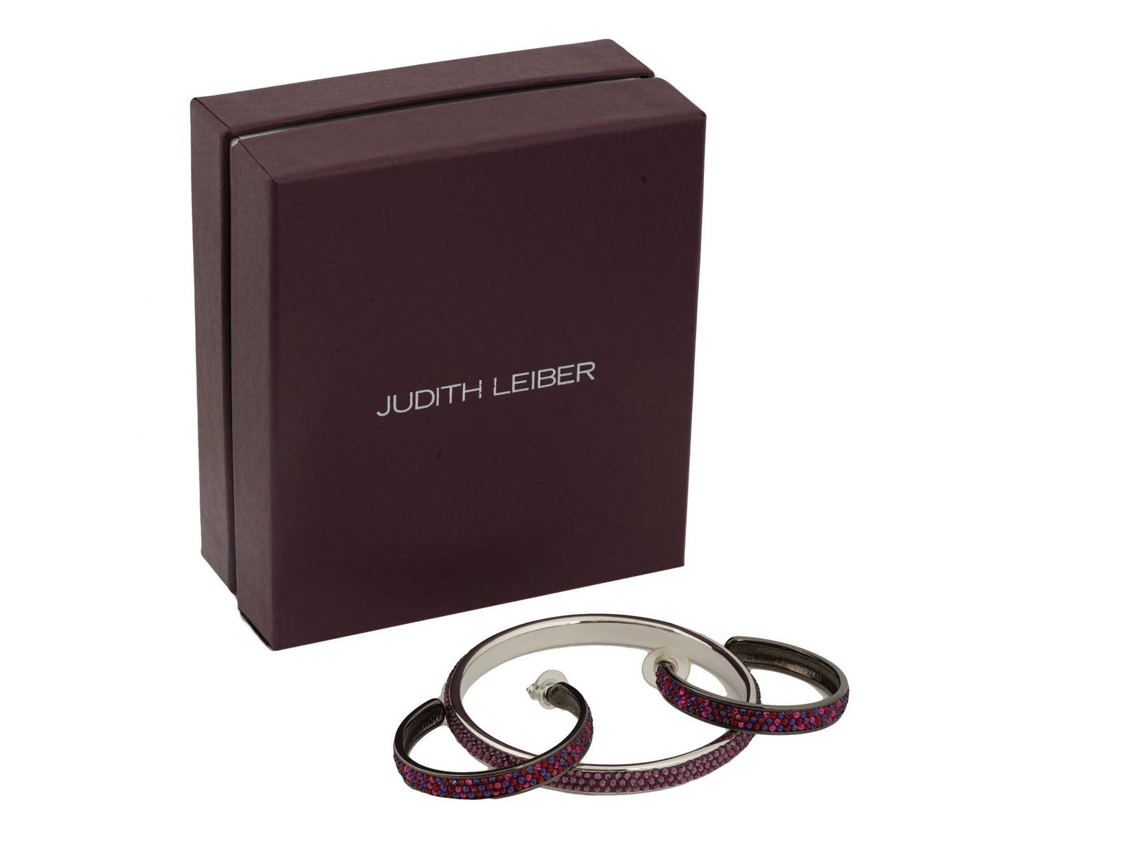AMERICAN SET OF JUDITH LEIBER BRACELET AND EARRINGS (1 of 9)