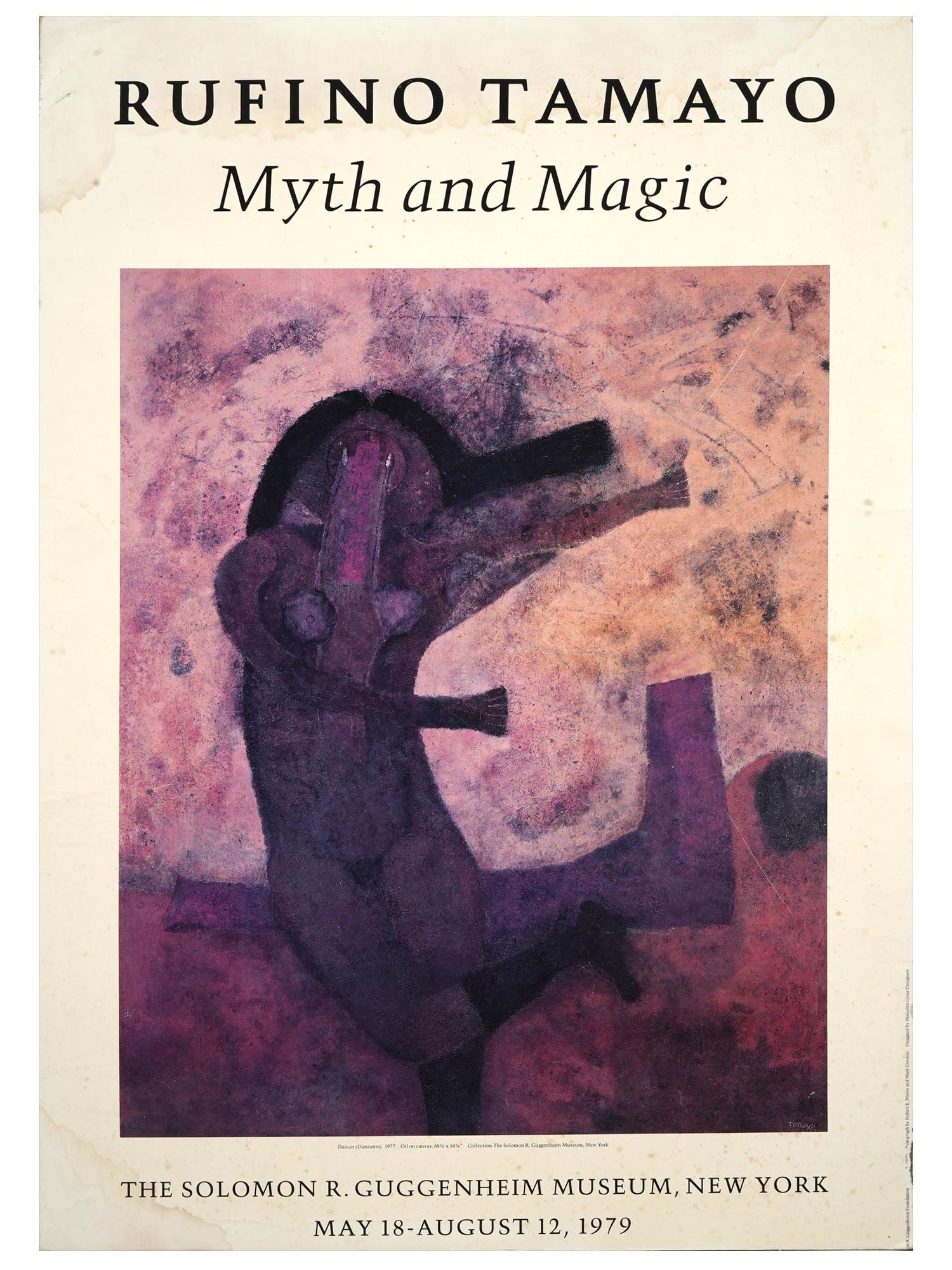 GUGGENHEIM RUFINO TAMAYO POSTER MYTH AND MAGIC 1979 (1 of 5)