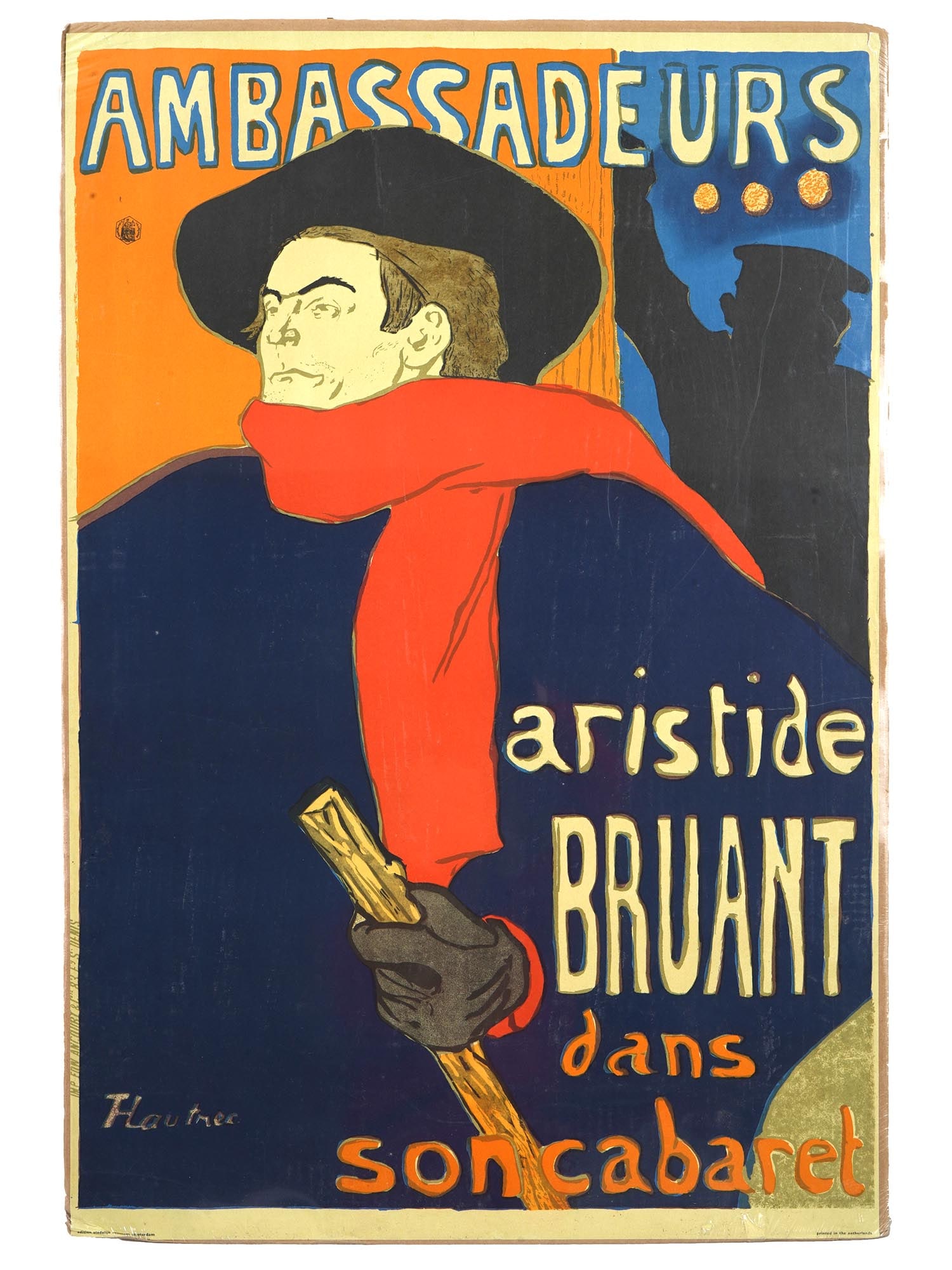 ARISTIDE BRUANT TOULOUSE LAUTREC STEDELIJK POSTER (1 of 6)