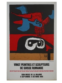LE CORBUSIER 1969 SWISS EXHIBITION POSTER