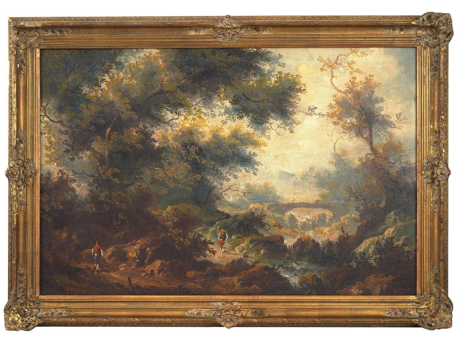 MID CENTURY ITALIAN LANDSCAPE PAINTING BY E. ROCCA (1 of 6)