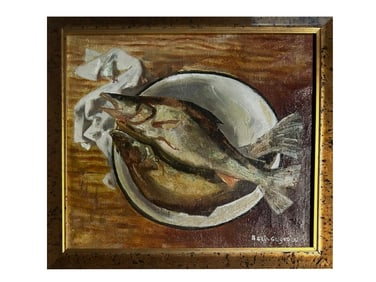 BORIS GRIGORIEV RUSSIAN STILL LIFE OIL PAINTING