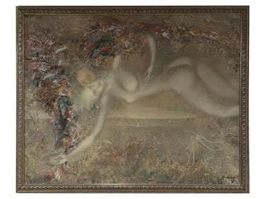 VASILY SITNIKOV RUSSIAN AMERICAN TEMPERA PAINTING