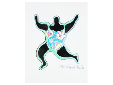 AFTER NIKKI DE SAINT PHALLE FRENCH MIXED MEDIA ARTWORK