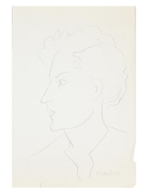 AFTER HENRI MATISSE FRENCH FEMALE PORTRAIT PAINTING