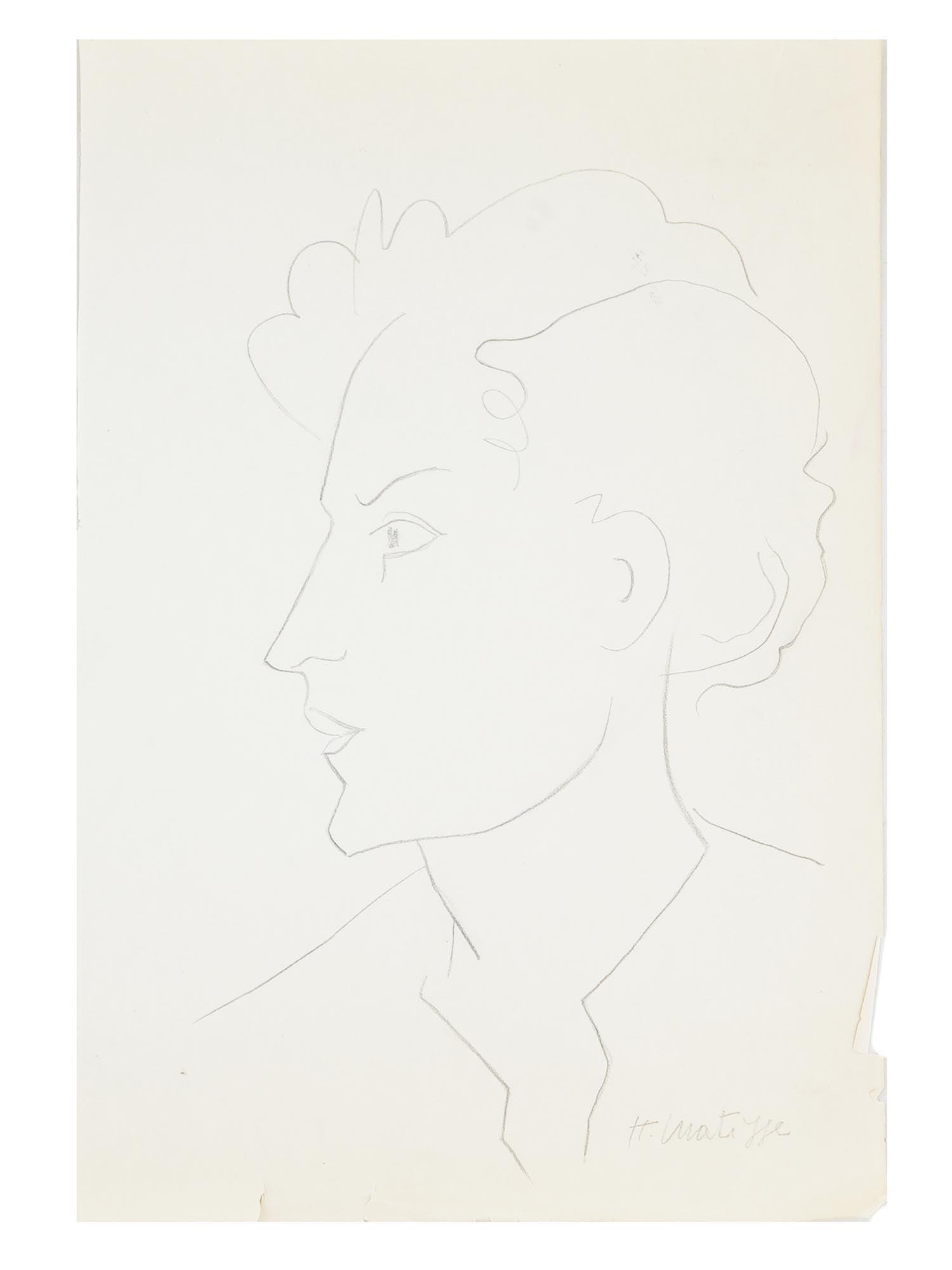 AFTER HENRI MATISSE FRENCH FEMALE PORTRAIT PAINTING (1 of 4)